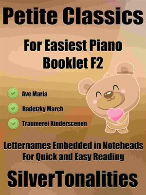 cover image of Petite Classics for Easiest Piano Booklet F2